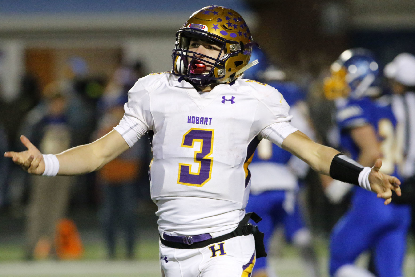 4A football semistate: Hobart vs. East Noble